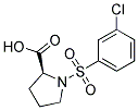 1-[(3-CHLOROPHENYL)SULFONYL]PROLINE Struktur