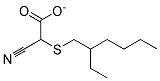 2-ETHYLHEXYLTHIOCYANOACETATE Struktur