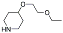 2-ETHOXYETHYL 4-PIPERIDINYL ETHER Struktur