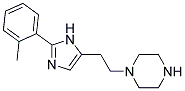 1-[2-(2-O-TOLYL-IMIDAZOL-4-YL)-ETHYL]-PIPERAZINE Struktur