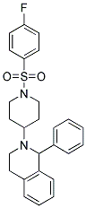 2-(1-[(4-FLUOROPHENYL)SULFONYL]PIPERIDIN-4-YL)-1-PHENYL-1,2,3,4-TETRAHYDROISOQUINOLINE Struktur