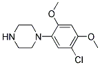 1-(5-CHLORO-2,4-DIMETHOXY-PHENYL)-PIPERAZINE Struktur