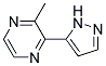 2-METHYL-3-(1H-PYRAZOL-5-YL)PYRAZINE Struktur