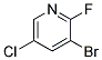 2-Fluoro-3-Bromo-5-Chloro-Pyridine Struktur