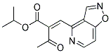 2-Benzo[1,2,5]Oxadiazol-4-Yl-Methylene-3-Oxo-Butyric Acid Isopropyl Ester Struktur