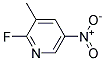 2-Fluoro-5-Nitro-3-Methylpyridine Struktur