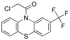 10-(Chloroacetyl)-2-(trifluoromethyl)-10H-phenothiazine Struktur