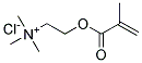 2-METHACRYLOXYETHYLTRIMETHYLAMMONIUM CHLORIDE, 70% SOLN. IN WATER Struktur