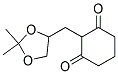 2-(2,2-DIMETHYL-[1,3]DIOXOLAN-4-YL-METHYL)-CYCLOHEXANE-1,3-DIONE Struktur