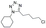 1-Cyclohexyl-5-(4-Chlorobutyl)Tetrazole Struktur