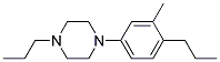 1-Propyl-4-(3-Methyl-4-Propylphenyl)Piperazine Struktur