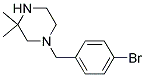 1-(4-Bromobenzyl)-3,3-Dimethylpiperazine Struktur