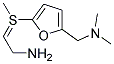 2-[5-Dimethylamino Methyl-2-Furanyl Methyl Thio] Ethanamine Struktur