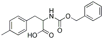 2-{[(benzyloxy)carbonyl]amino}-3-(4-methylphenyl)propanoic acid Struktur