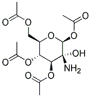 1,3,4,6-Tetra-O-acetyl-2-amino-b-D-glucopyranose Struktur