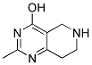 2-methyl-5,6,7,8-tetrahydropyrido[4,3-d]pyrimidin-4-ol Struktur