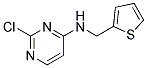 2-chloro-N-(thiophen-2-ylmethyl)pyrimidin-4-amine Struktur