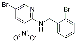 (2-Bromo-benzyl)-(5-bromo-3-nitro-pyridin-2-yl)-amine Struktur