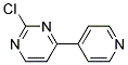 2-Chloro-4-pyridin-4-yl-pyrimidine Struktur