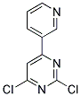 2,4-dichloro-6-pyridin-3-ylpyrimidine Struktur