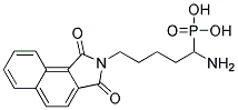 (1-AMINO-5-NAPHTHALIMIDO)PENTYL PHOSPHONIC ACID Struktur