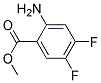 2-amino-4,5-difluorobenzoic acid methyl ester Struktur