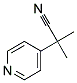 2-METHYL-2-PYRIDIN-4-YLPROPANENITRILE
 Struktur