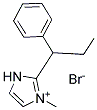 1-Phenylpropyl-3-methylimidazolium bromide Struktur