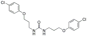 1,3-BIS(3-(P-CHLOROPHENOXY)PROPYL)UREA Struktur