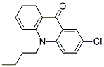 10-BUTYL-2-CHLORO-9-ACRIDONE Struktur