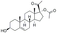 17A-ACETOXY-3B-HYDROXY-5-PREGNEN-20-ONE Struktur