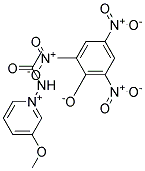 1-ACETAMIDO-3-METHOXYPYRIDINIUMPICRATE Struktur