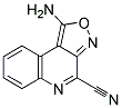 1-AMINOISOXAZOLO(3,4-C)QUINOLINE-4-CARBONITRILE Struktur