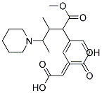 1-METHYL-4-PIPERIDYL3-METHYL-2-PHENYLVALERATEFUMARATE Struktur