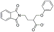 1-PHENOXYMETHYL-2-PHTHALIMIDOETHYLACETATE Struktur