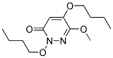 2,5-DIBUTOXY-6-METHOXY-3(2H)-PYRIDAZINONE Struktur