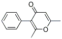 2,6-DIMETHYL-3-PHENYL-4-PYRANONE Struktur