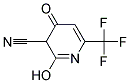 2-Hydroxy-4-oxo-6-trifluoromethyl-3,4-dihydro-pyridine-3-carbonitrile Struktur