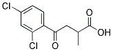 2-METHYL-4-OXO-4-(2',4'-DICHLOROPHENYL)BUTYRIC ACID Struktur