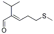 2-ISOPROPYL-5-METHYLTHIO-2-PENTENAL Struktur