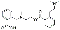 2-DIMETHYLAMINOETHYL BENZOATE, (BENZOIC ACID 2-DIMETHYLAMINO- ETHYL ESTER) Struktur