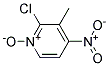 2-CHLORO-3-METHYL-4-NITROPYRIDINE N-OXIDE Struktur