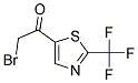 2-BROMO-1-(2-(TRIFLUOROMETHYL)THIAZOL-5-YL)ETHANONE Struktur