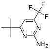 2-AMINO-4-TERT-BUTYL-6-(TRIFLUOROMETHYL)PYRIMIDIN Struktur