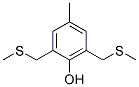 2,6-BIS(METHYLTIOMETHYL)-4-METHYLPHENOL Struktur