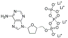 2',3'-DIDEOXYADENOSINE TRIPHOSPHORIC ACID TETRALITHIUM SALT Struktur