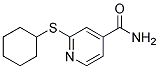 2-(CYCLOHEXYLTHIO)-4-PYRIDINECARBOXAMIDE Struktur