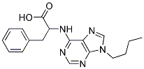 2-(9-BUTYL-9H-PURIN-6-YLAMINO)-3-PHENYLPROPANOIC ACID Struktur