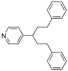 1,5-DIPHENYL-3-(4-PYRIDYL)-PENTANE Struktur