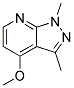 1,3-DIMETHYL-4-METHOXYPYRAZOLO[3,4-B]PYRIDINE- Struktur